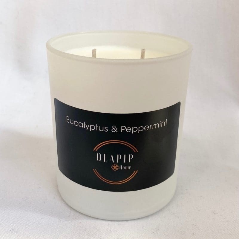 Eucalyptus & Peppermint double wick candle